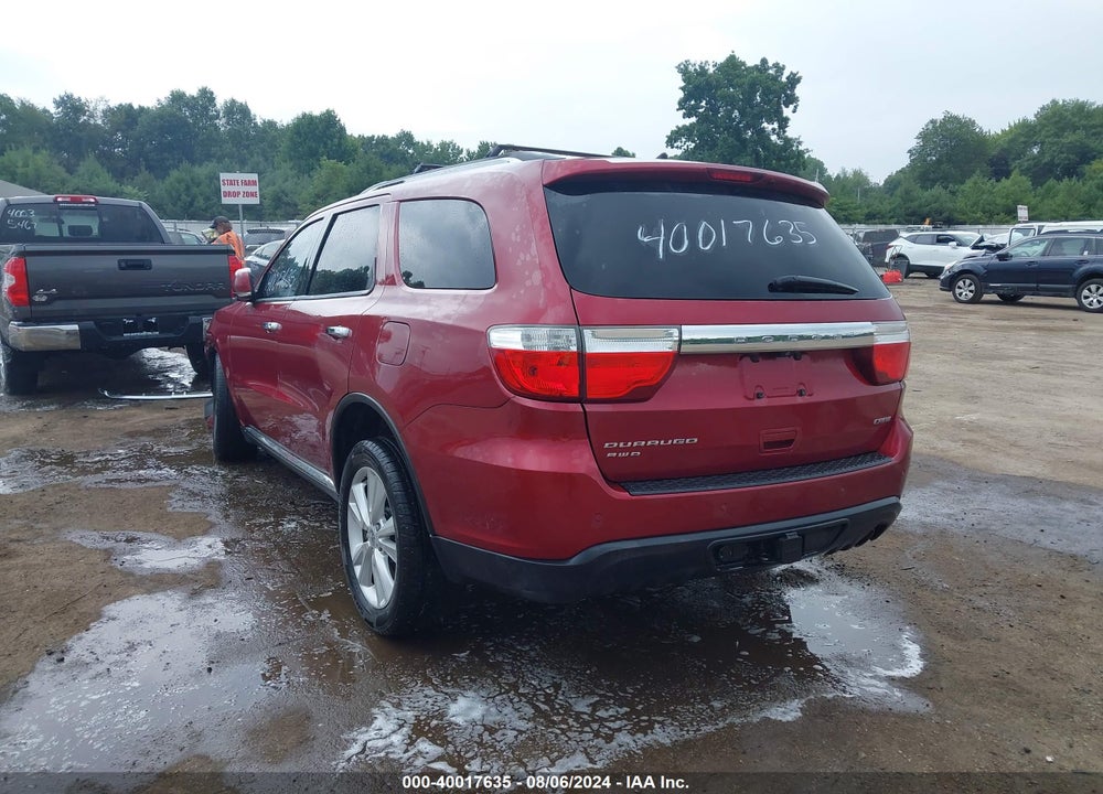 2013 DODGE DURANGO CREW VIN: 1C4RDJDG6DC690317
