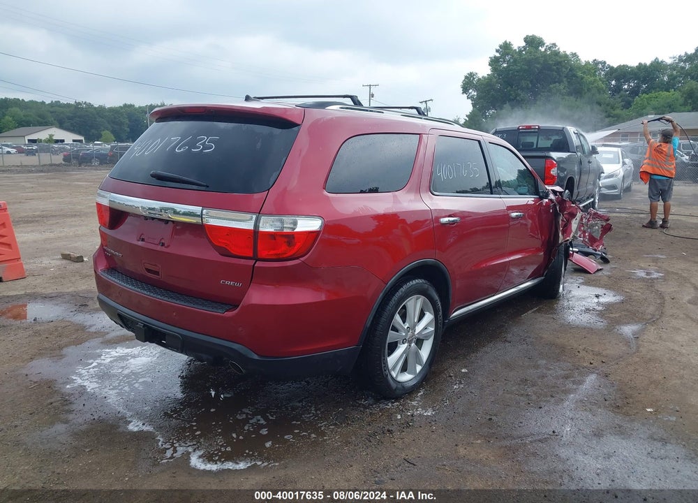 2013 DODGE DURANGO CREW VIN: 1C4RDJDG6DC690317