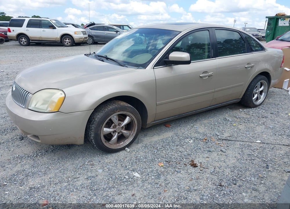 2005 MERCURY MONTEGO PREMIER VIN: 1MEFM431X5G627330