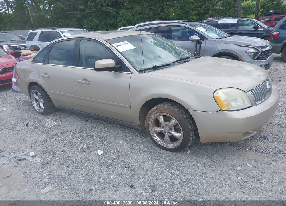 2005 MERCURY MONTEGO PREMIER VIN: 1MEFM431X5G627330