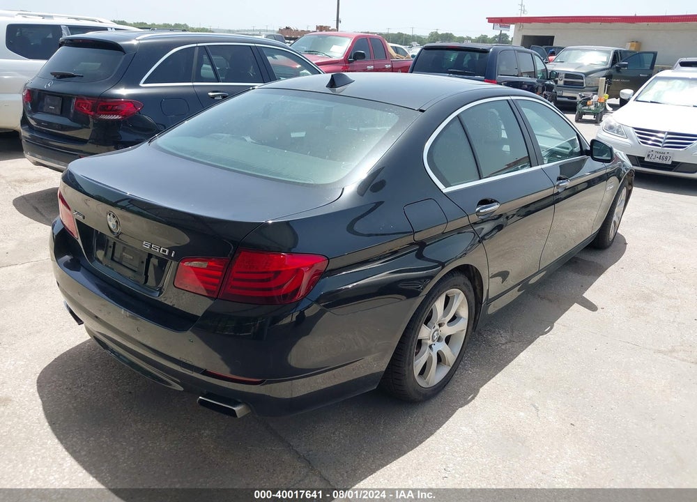 2013 BMW 550I XDRIVE VIN: WBAFU9C50DDY71017