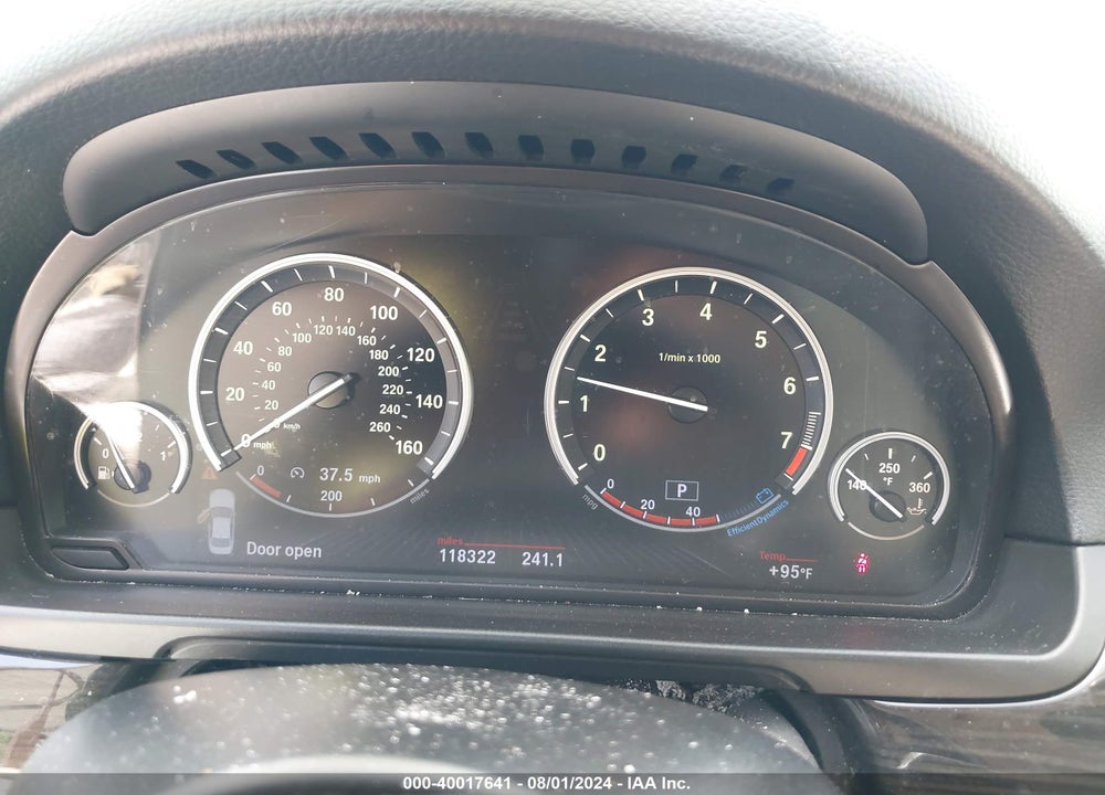 2013 BMW 550I XDRIVE VIN: WBAFU9C50DDY71017
