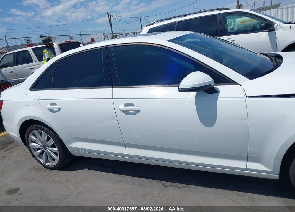 2017 AUDI A4 2.0T PREMIUM VIN: WAUGNAF43HN007522