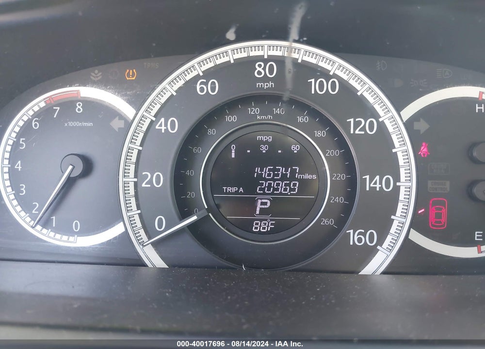 2014 HONDA ACCORD EX-L VIN: 1HGCR2F88EA280653