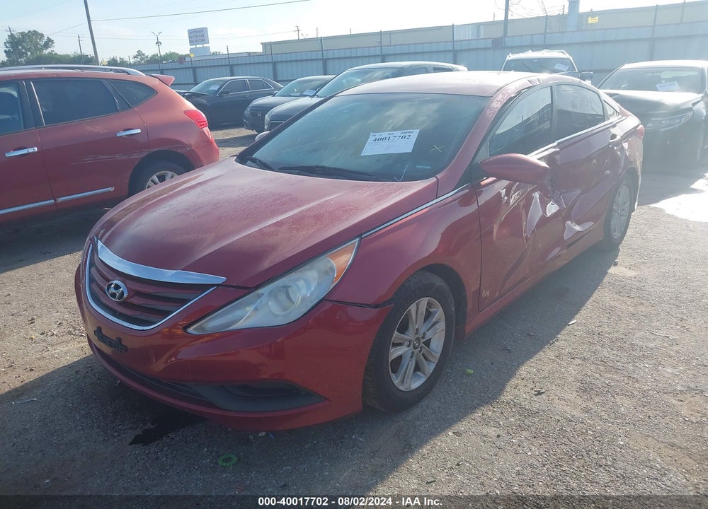 2014 HYUNDAI SONATA GLS VIN: 5NPEB4AC9EH869402