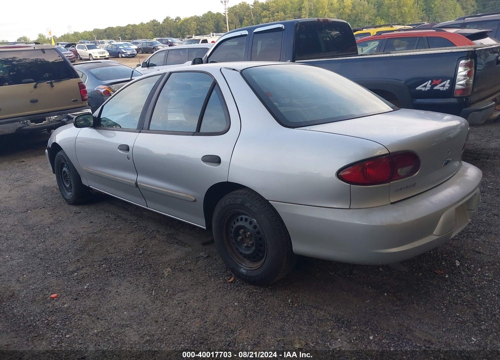 2002 CHEVROLET CAVALIER VIN: 1G1JC524027436262