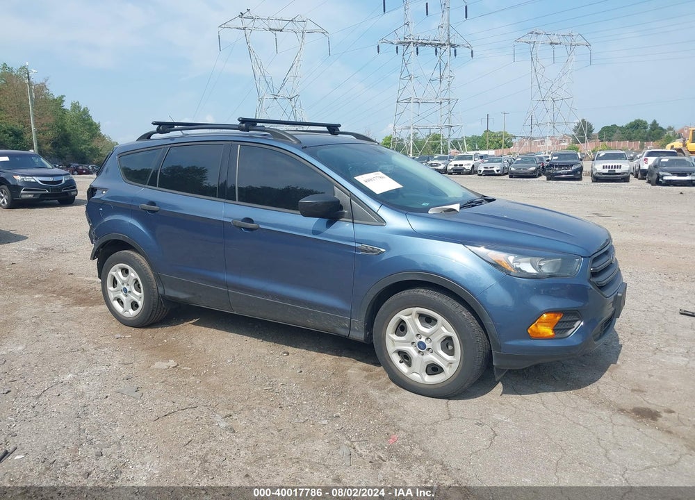 2018 FORD ESCAPE S VIN: 1FMCU0F78JUB66486