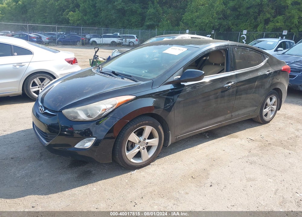 2013 HYUNDAI ELANTRA GLS VIN: KMHDH4AEXDU904766