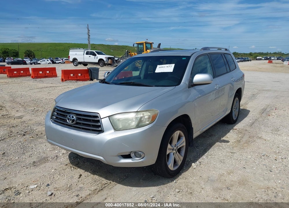 2008 TOYOTA HIGHLANDER SPORT VIN: JTEES43A682055155