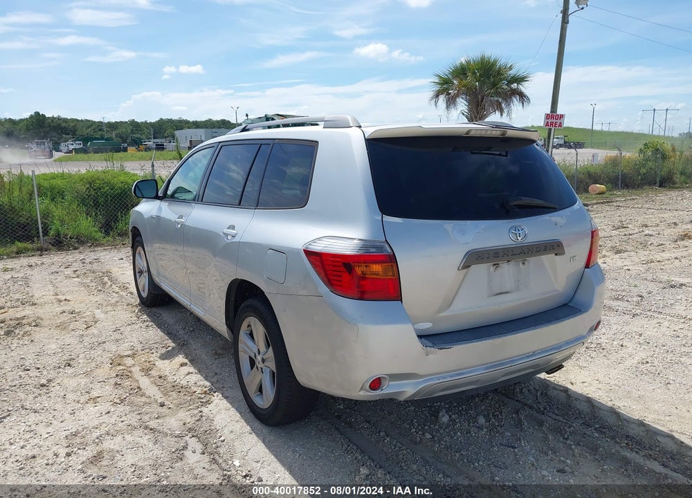 2008 TOYOTA HIGHLANDER SPORT VIN: JTEES43A682055155