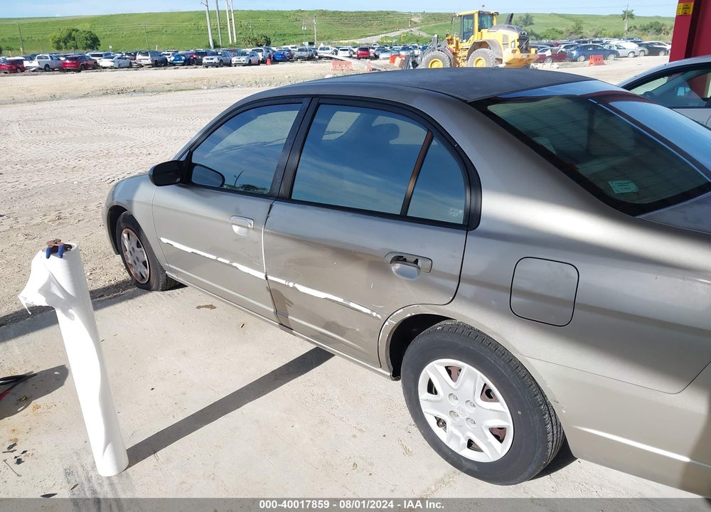 2003 HONDA CIVIC LX VIN: 2HGES16553H617887