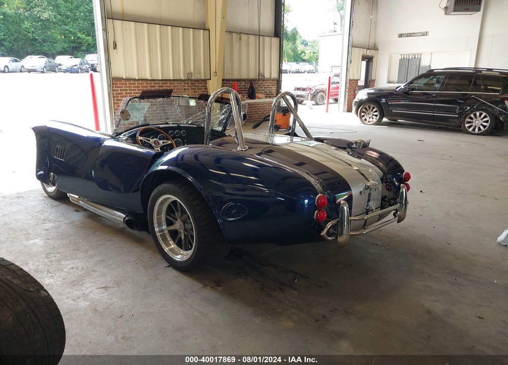 1965 SHELBY COBRA VIN: F5R1008198RD