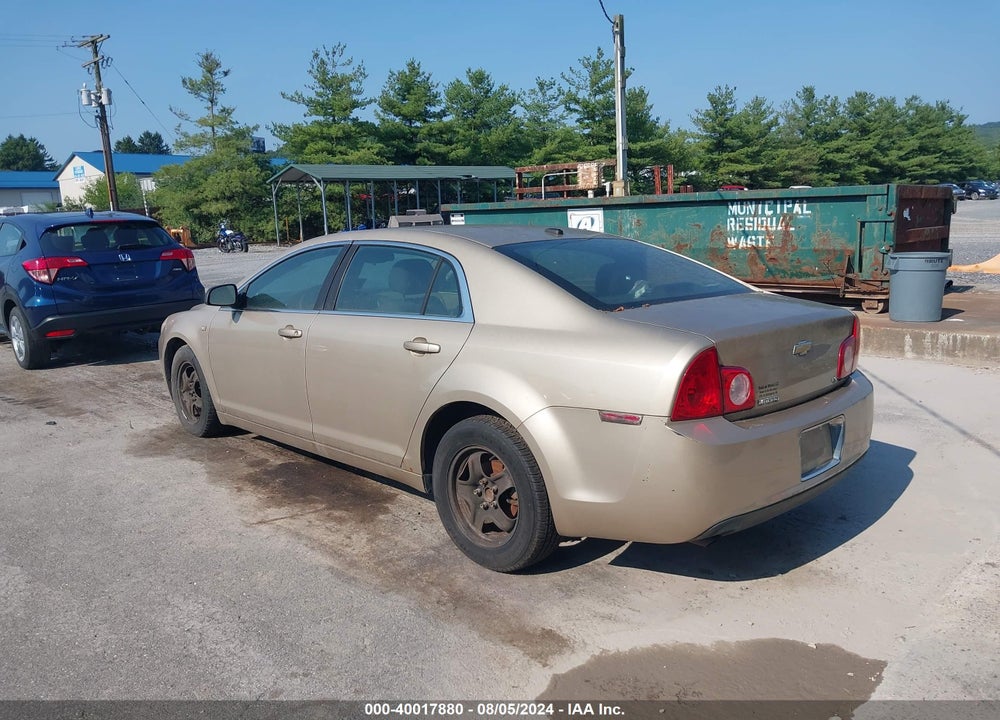 2008 CHEVROLET MALIBU LS VIN: 1G1ZG57B28F175469