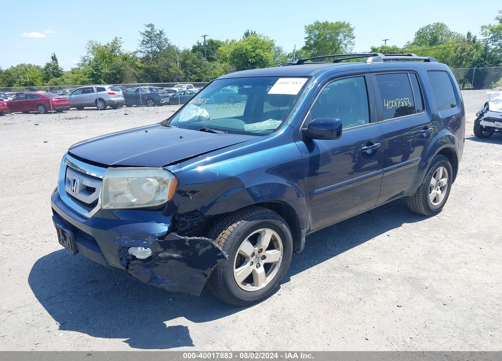2011 HONDA PILOT EX VIN: 5FNYF4H47BB032089