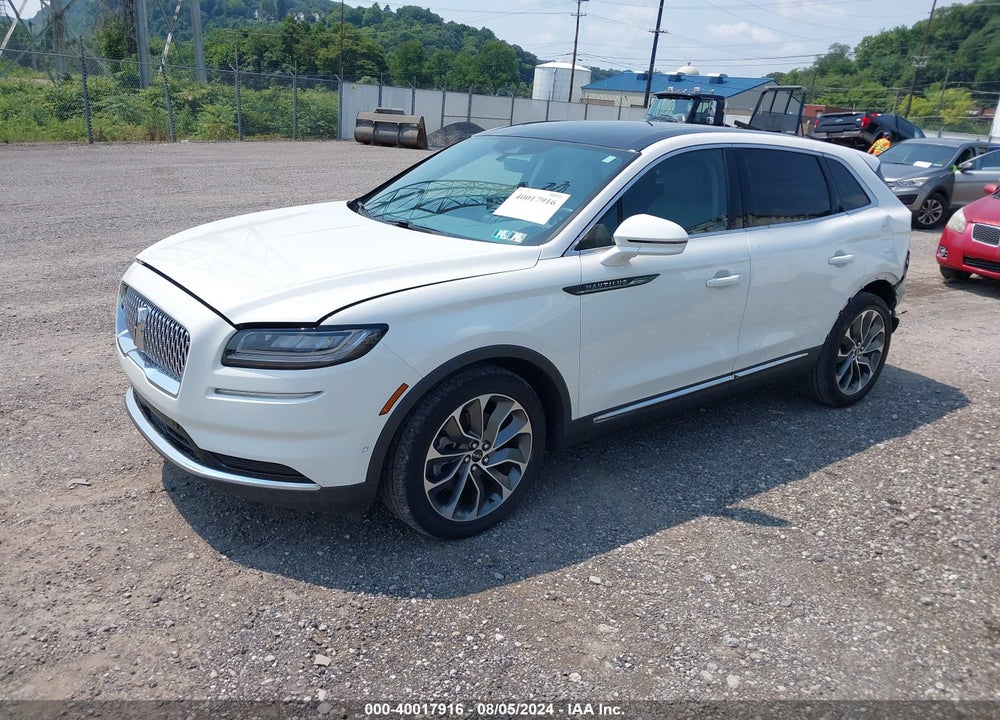2022 LINCOLN NAUTILUS RESERVE VIN: 2LMPJ6K9XNBL07708