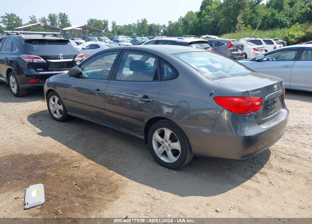 2007 HYUNDAI ELANTRA GLS/LIMITED/SE VIN: KMHDU46D37U085180