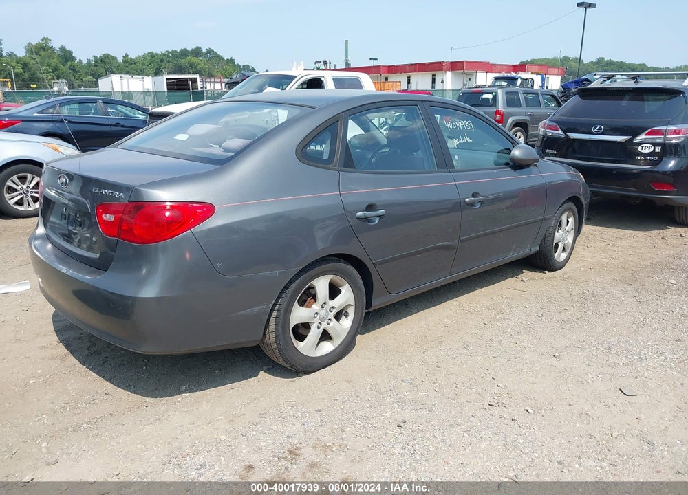 2007 HYUNDAI ELANTRA GLS/LIMITED/SE VIN: KMHDU46D37U085180