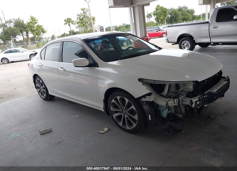 2013 HONDA ACCORD SPORT VIN: 1HGCR2F58DA253408