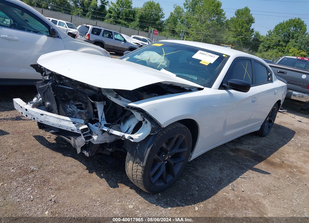 2019 DODGE CHARGER SXT RWD VIN: 2C3CDXBG6KH572388