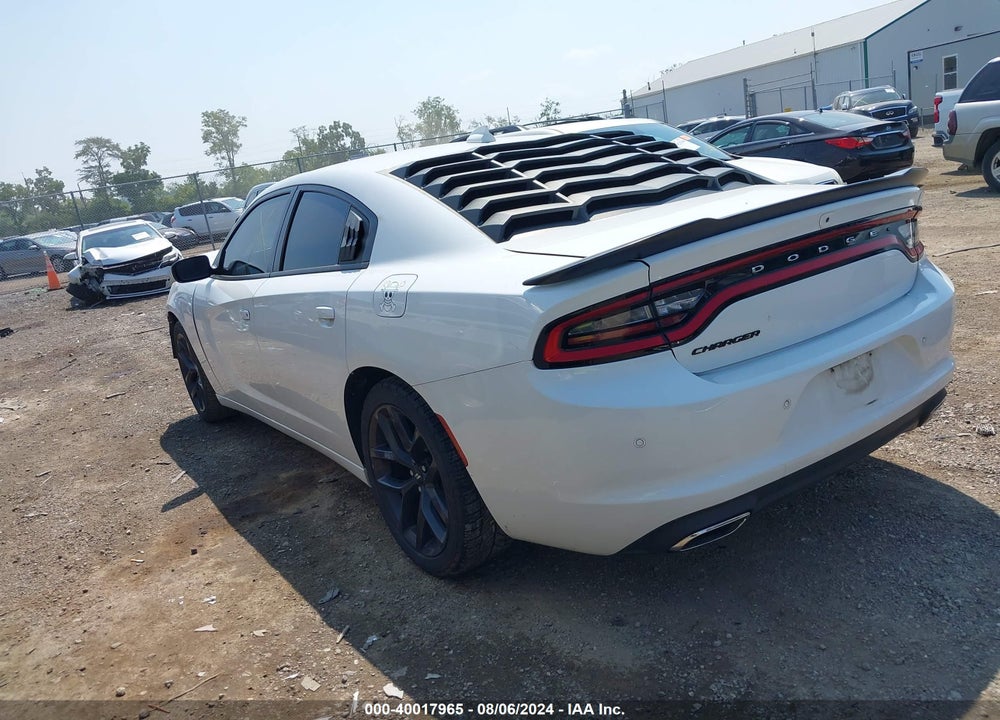 2019 DODGE CHARGER SXT RWD VIN: 2C3CDXBG6KH572388