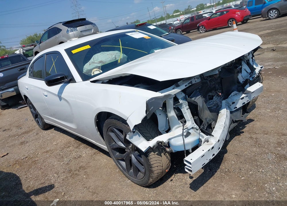 2019 DODGE CHARGER SXT RWD VIN: 2C3CDXBG6KH572388
