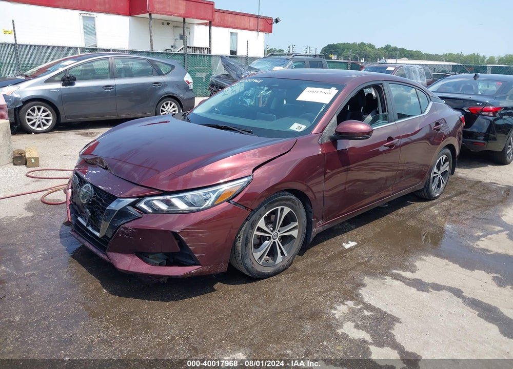 2020 NISSAN SENTRA SV XTRONIC CVT VIN: 3N1AB8CV8LY222108