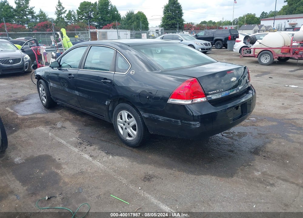 2008 CHEVROLET IMPALA LS VIN: 2G1WB58K081213384