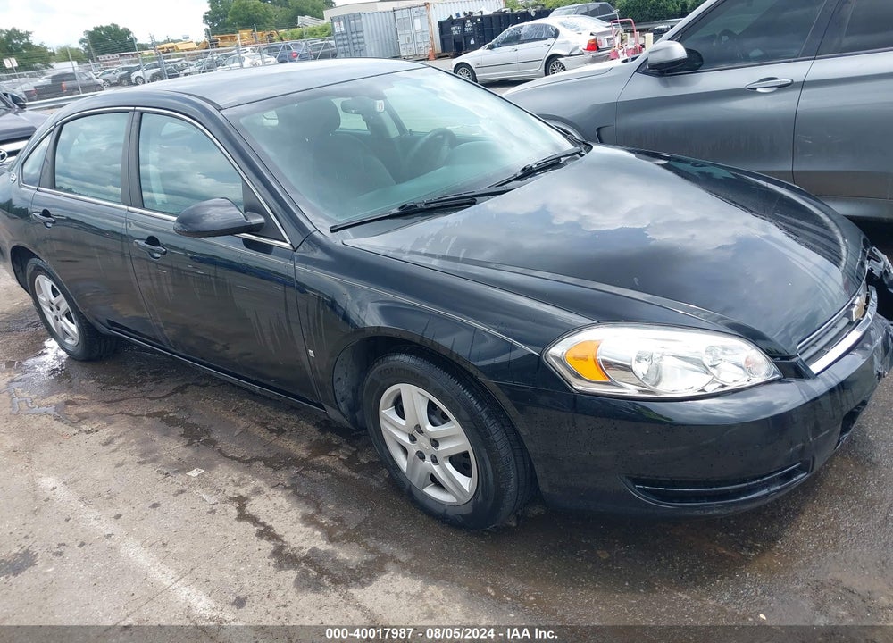 2008 CHEVROLET IMPALA LS VIN: 2G1WB58K081213384