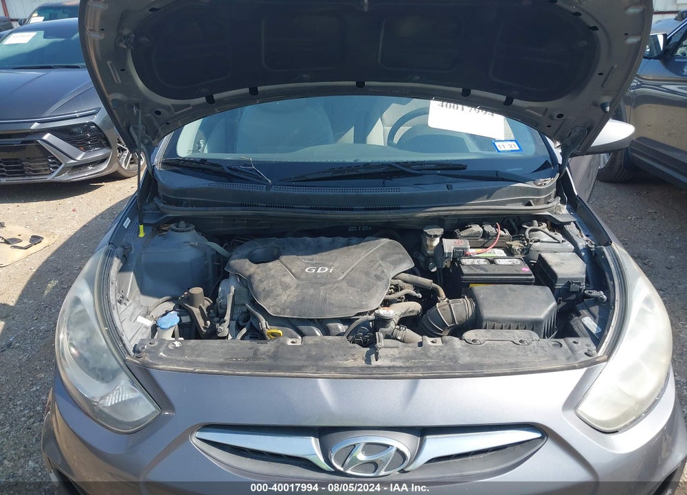 2013 HYUNDAI ACCENT GLS VIN: KMHCT4AE4DU529368