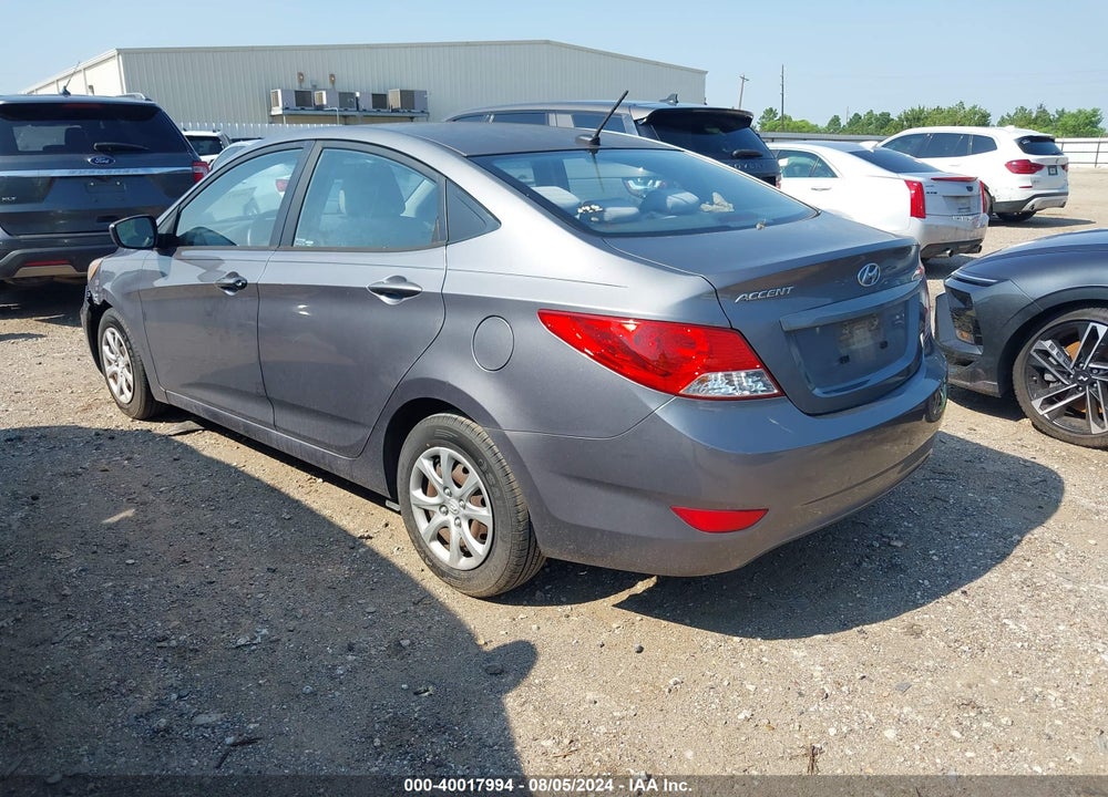 2013 HYUNDAI ACCENT GLS VIN: KMHCT4AE4DU529368