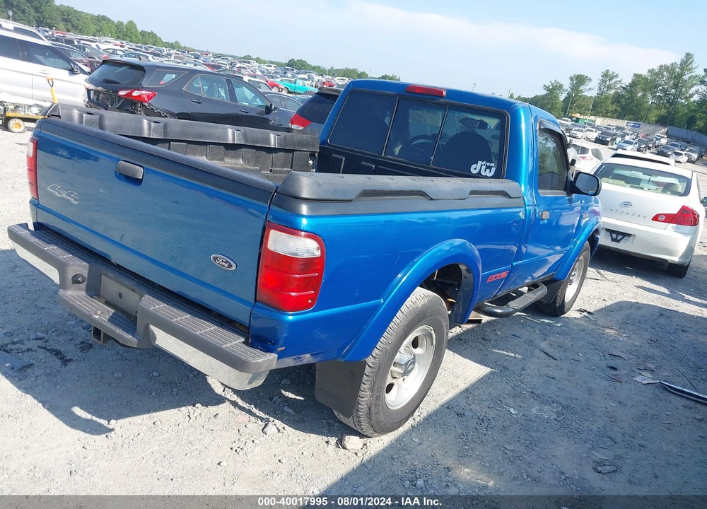 2002 FORD RANGER EDGE VIN: 1FTYR11U72TA40349