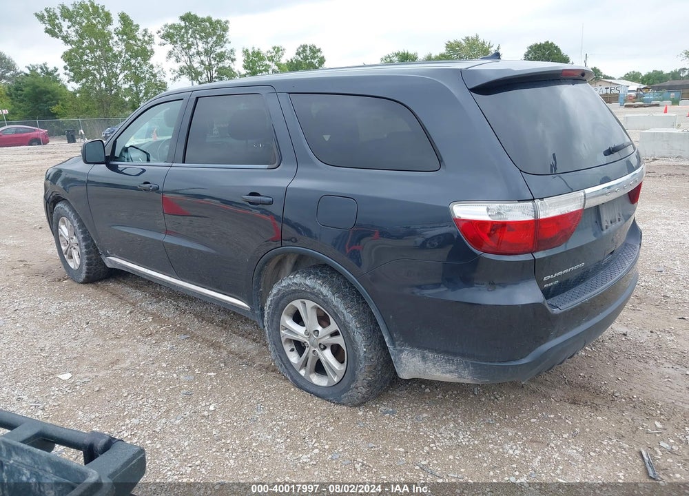 2013 DODGE DURANGO SXT VIN: 1C4RDJAG8DC665388