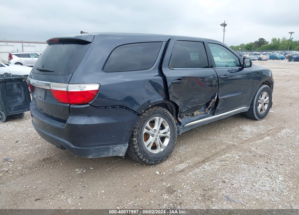 2013 DODGE DURANGO SXT VIN: 1C4RDJAG8DC665388