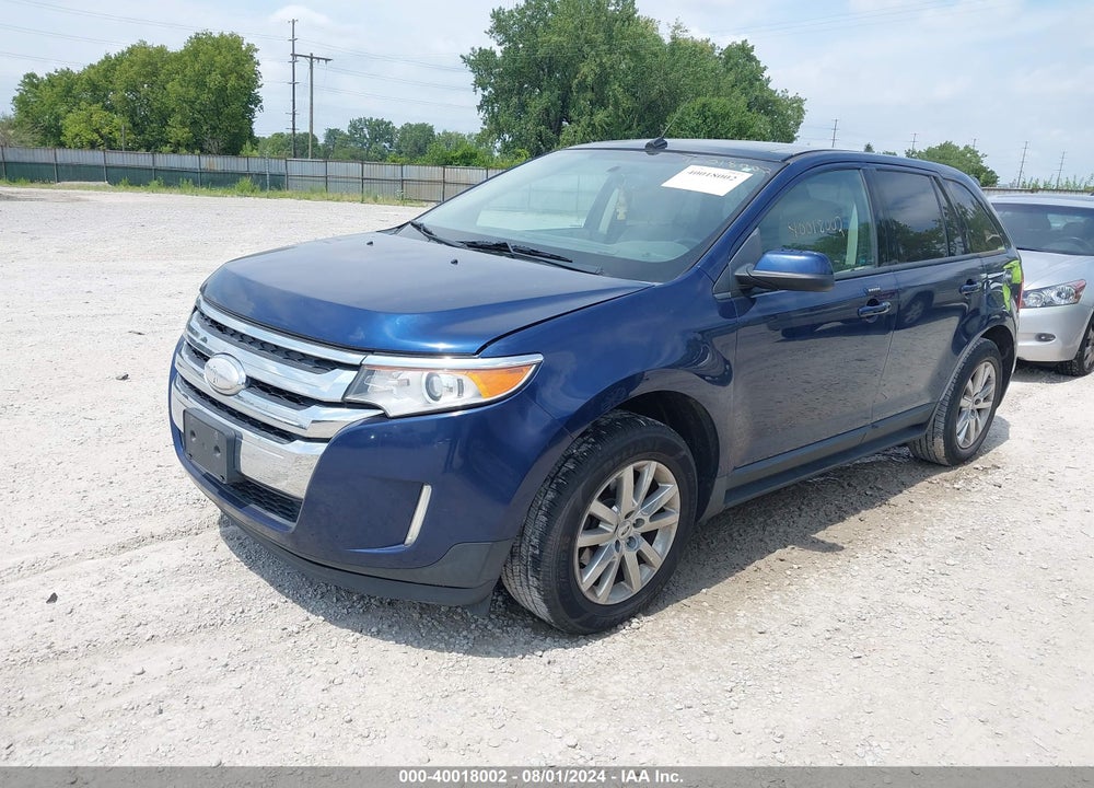 2012 FORD EDGE SEL VIN: 2FMDK3J99CBA79287