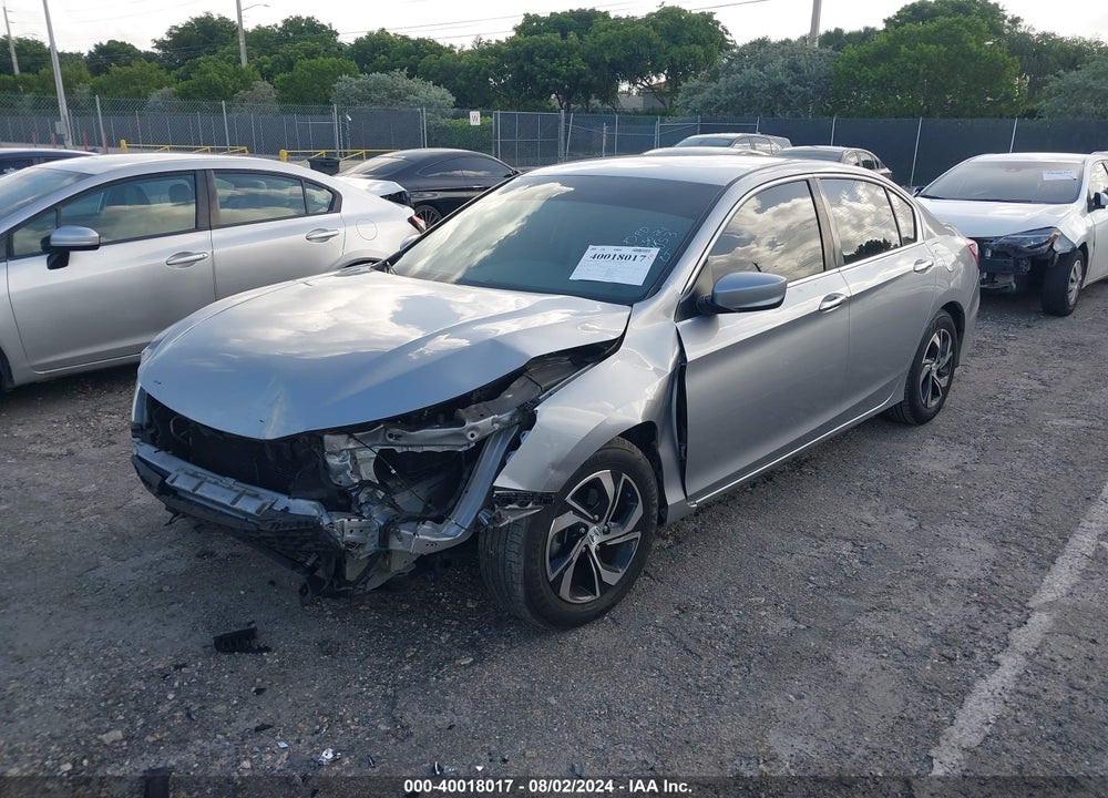 2017 HONDA ACCORD LX VIN: 1HGCR2F34HA209653