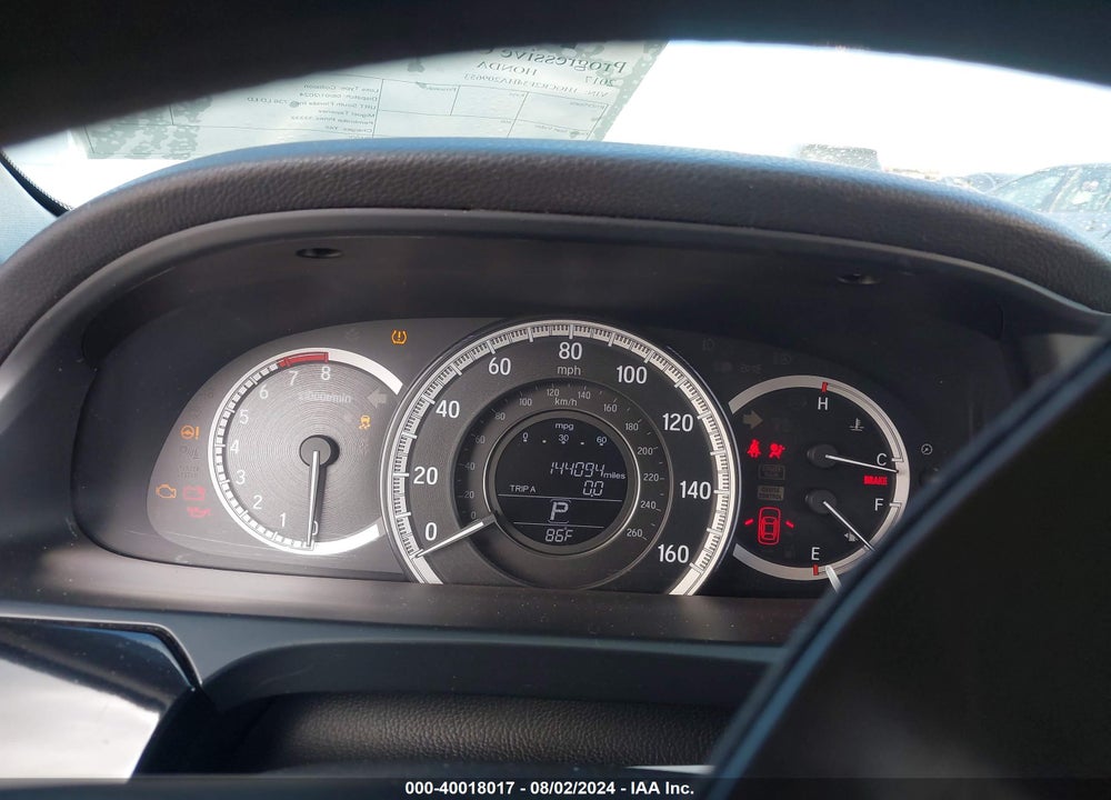 2017 HONDA ACCORD LX VIN: 1HGCR2F34HA209653