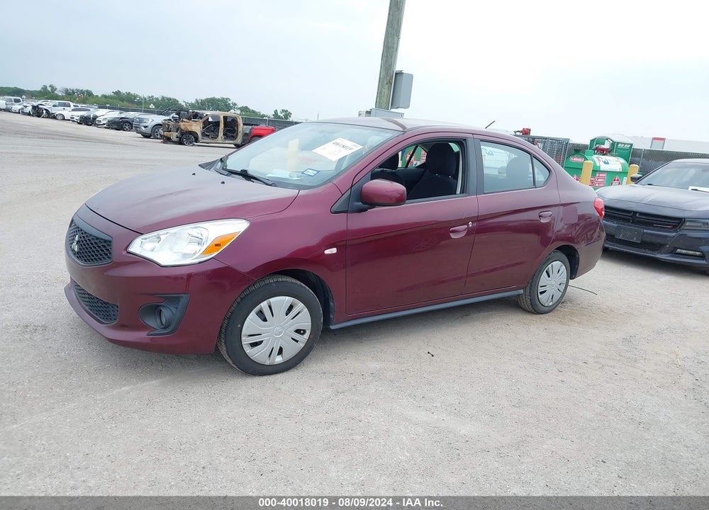 2020 MITSUBISHI MIRAGE G4 ES VIN: ML32F3FJ2LHF10581