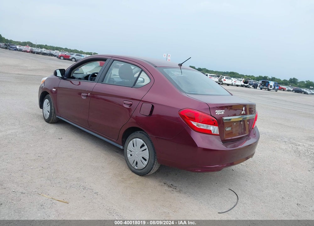 2020 MITSUBISHI MIRAGE G4 ES VIN: ML32F3FJ2LHF10581