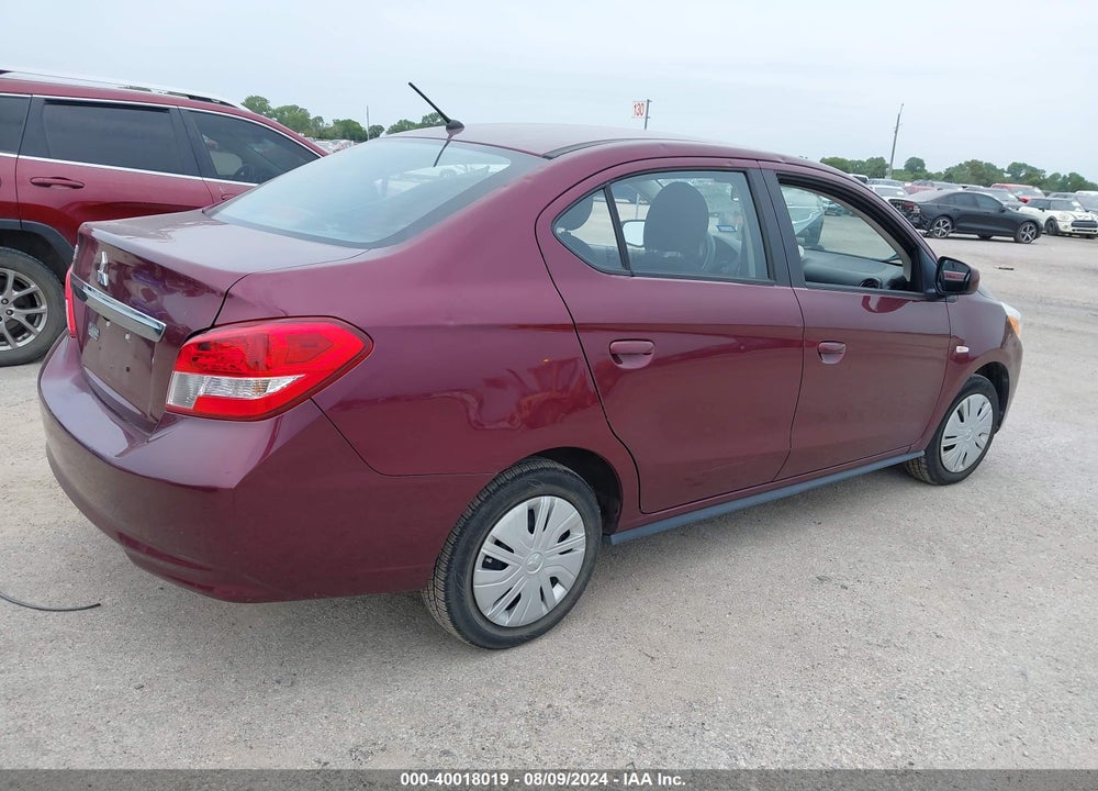 2020 MITSUBISHI MIRAGE G4 ES VIN: ML32F3FJ2LHF10581