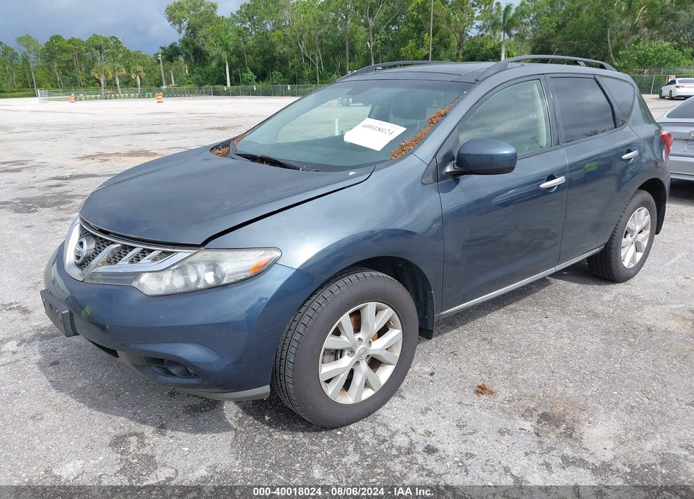 2014 NISSAN MURANO SL VIN: JN8AZ1MW2EW519008