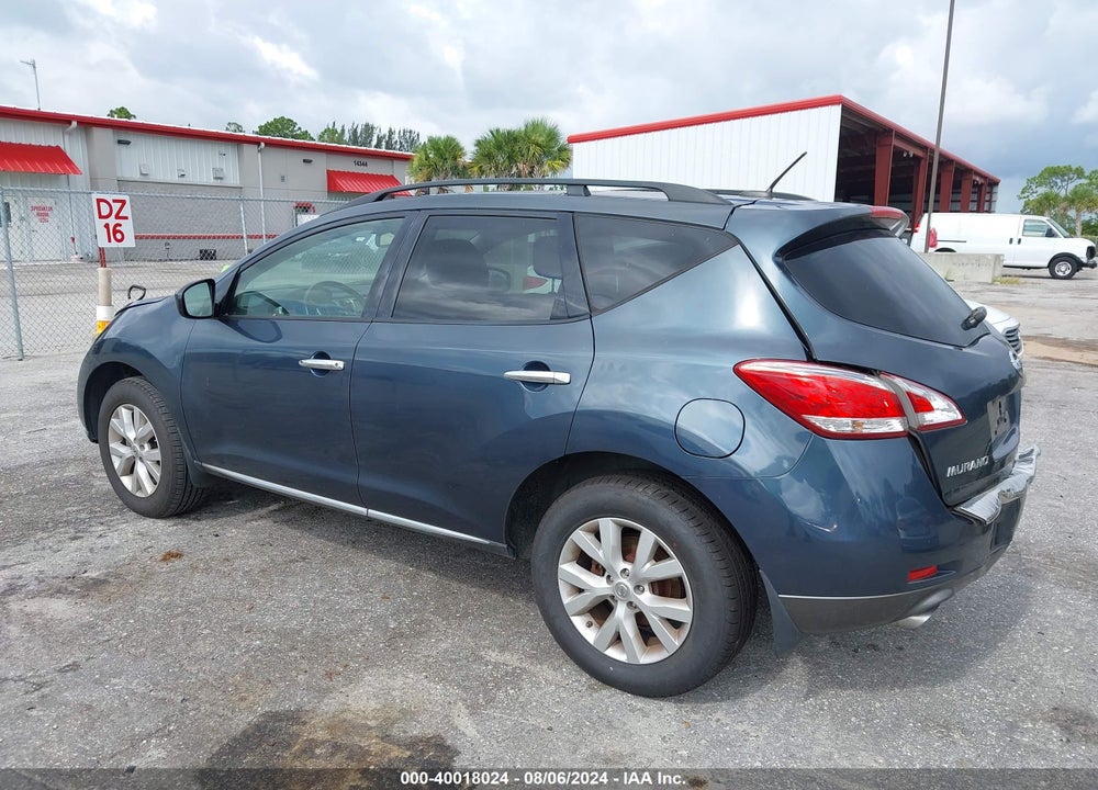 2014 NISSAN MURANO SL VIN: JN8AZ1MW2EW519008