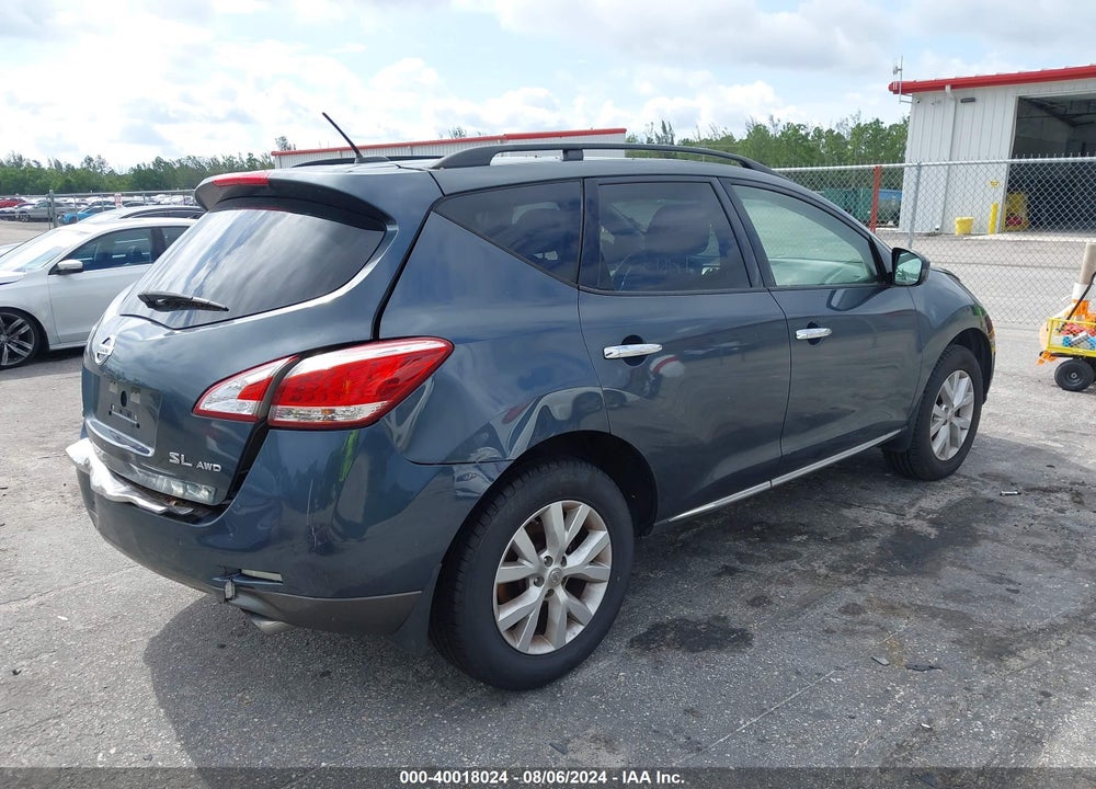 2014 NISSAN MURANO SL VIN: JN8AZ1MW2EW519008