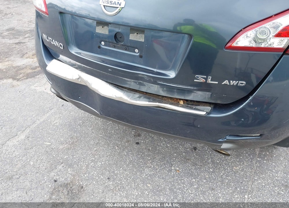 2014 NISSAN MURANO SL VIN: JN8AZ1MW2EW519008