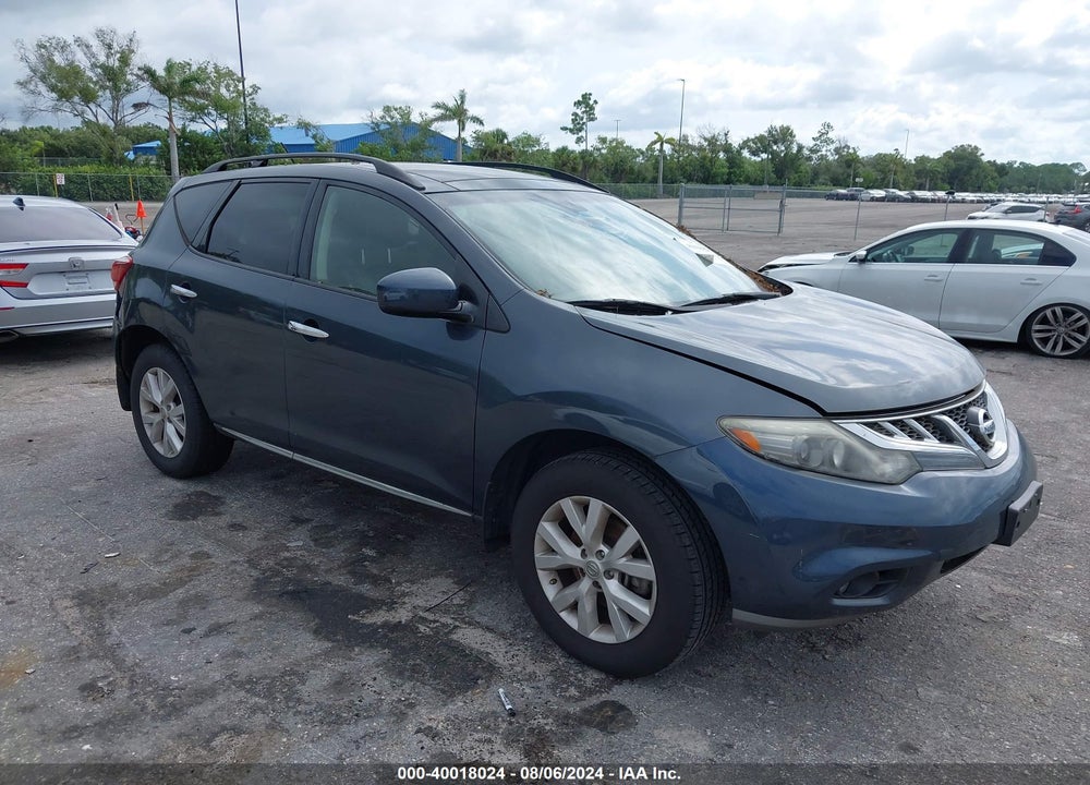 2014 NISSAN MURANO SL VIN: JN8AZ1MW2EW519008