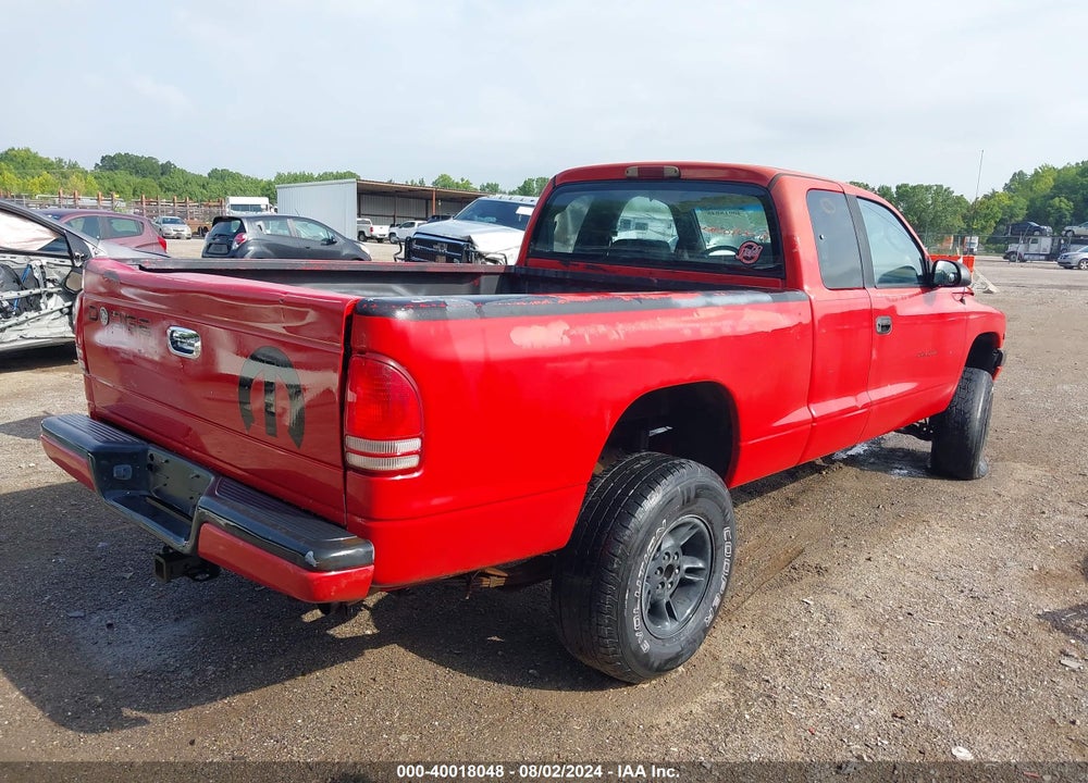 2000 DODGE DAKOTA SLT/SPORT VIN: 1B7GL22N5YS667480