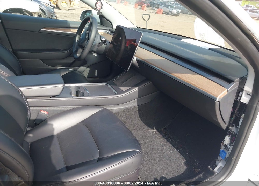 2022 TESLA MODEL 3 LONG RANGE DUAL MOTOR ALL-WHEEL DRIVE VIN: 5YJ3E1EB8NF108535