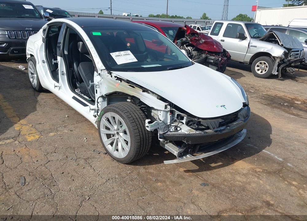 2022 TESLA MODEL 3 LONG RANGE DUAL MOTOR ALL-WHEEL DRIVE VIN: 5YJ3E1EB8NF108535