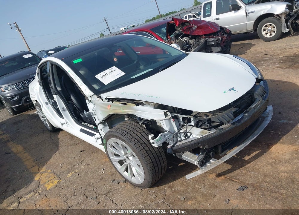2022 TESLA MODEL 3 LONG RANGE DUAL MOTOR ALL-WHEEL DRIVE VIN: 5YJ3E1EB8NF108535