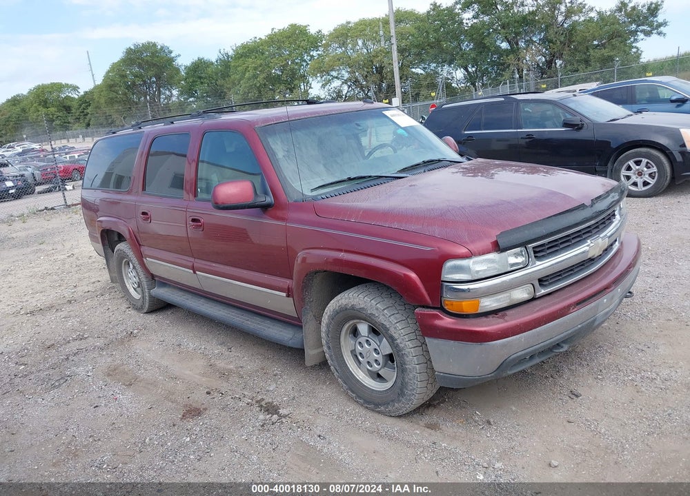 2003 CHEVROLET SUBURBAN 1500 LT VIN: 1GNFK16Z23J182774