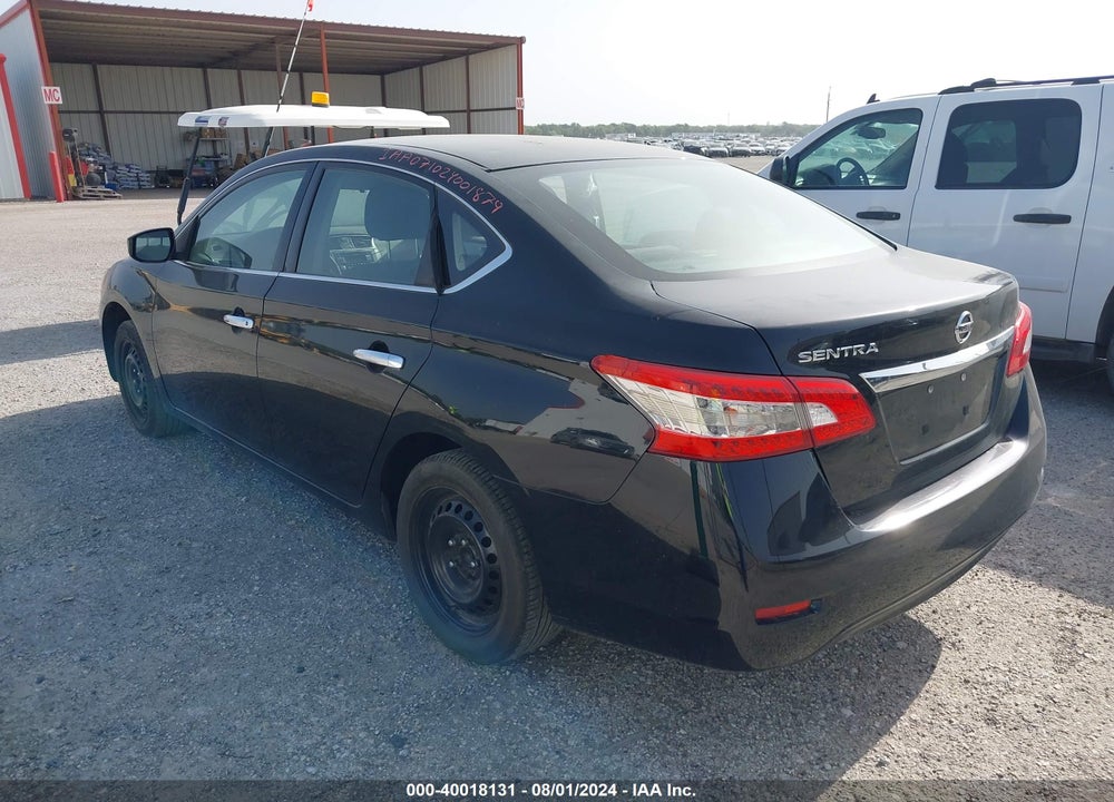 2015 NISSAN SENTRA S VIN: 3N1AB7AP0FY383975